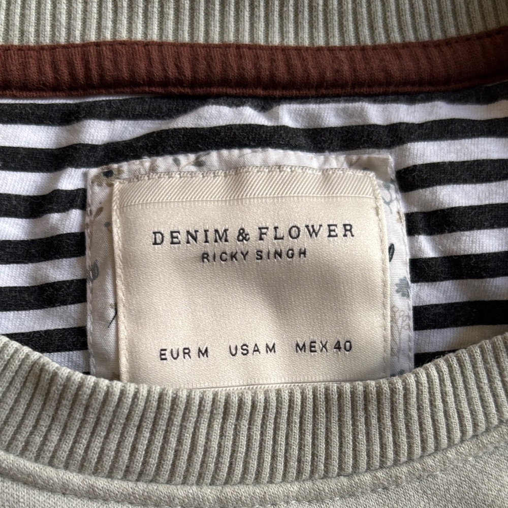 Men’s light green sweatshirt